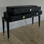 Премиальная Консоль с тремя ящиками Elsa Dreams Black варинант исполнения - 2 | Loft Concept в Ростове-на-Дону