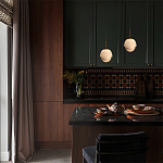 Подвесной светильник из белого алебастра Cryptocrystalline Stone варинант исполнения - 8 | Loft Concept в Ростове-на-Дону