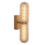 Бра с факутрным стеклянным плафоном Шампань Sonora варинант исполнения - 1 | Loft Concept в Ростове-на-Дону