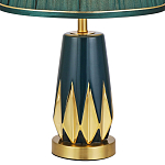 Настольная лампа с абажуром Femia Green Gold Table Lamp варинант исполнения - 2 | Loft Concept в Ростове-на-Дону