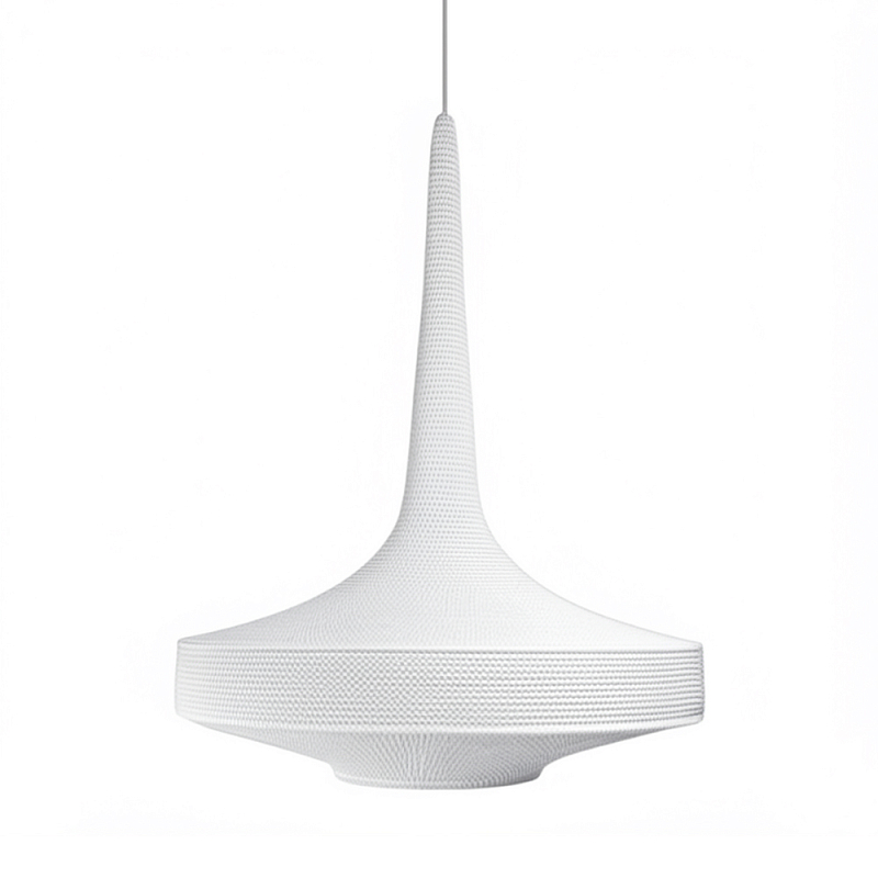 Подвесной вязаный белый светильник «Лампа Марракеша» Белый в Ростове-на-Дону | Loft Concept 