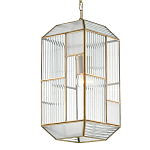 Подвесной светильник с рельефным стеклом Embossed Glass варинант исполнения - 2 | Loft Concept в Ростове-на-Дону