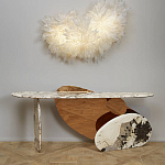 Консоль в виде овальных элементов Jinye console варинант исполнения - 3 | Loft Concept в Ростове-на-Дону