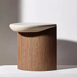 Дизайнерский журнальный стол полукруглой формы Pokun варинант исполнения - 2 | Loft Concept в Ростове-на-Дону