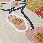 Подушка с цветочным принтом Blooming Elegance Rose варинант исполнения - 2 | Loft Concept в Ростове-на-Дону