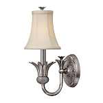 Бра с бежевым тканевым абажуром и декоративной чашей Hinkley варинант исполнения - 5 | Loft Concept в Ростове-на-Дону