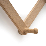 Настенная деревянная раздвижная вешалка Larson Wood Hanger варинант исполнения - 4 | Loft Concept в Ростове-на-Дону