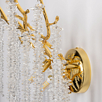 Бра золотого цвета с ветвями и хрустальными подвесками FAIRYTREE Light варинант исполнения - 7 | Loft Concept в Ростове-на-Дону