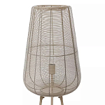 Торшер с плетеным металлическим плафоном Wicker Iron Lamp варинант исполнения - 1 | Loft Concept в Ростове-на-Дону