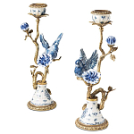 Подсвечник Candleholder Birds Atlanta Set 2 Pcs варинант исполнения - 1 | Loft Concept в Ростове-на-Дону