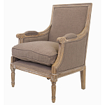 Кресло William Classical Armchair brown flax варинант исполнения - 3 | Loft Concept в Ростове-на-Дону