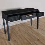 Элегантная Консоль Primo с выдвижным ящиком Черный дуб варинант исполнения - 6 | Loft Concept в Ростове-на-Дону