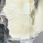 Встраиваемый в стену гипсовый светильник под покраску с эффектом разрушенной стены Antiquity Athena варинант исполнения - 7 | Loft Concept в Ростове-на-Дону