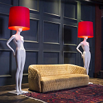 Лампа MANNEQUIN LAMP с абажуром созерцание силуэта варинант исполнения - 2 | Loft Concept в Ростове-на-Дону