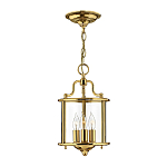 Подвесной светильник с прозрачным стеклянным цилиндрическим плафоном в классическом стиле на цепи Hinkley варинант исполнения - 13 | Loft Concept в Ростове-на-Дону