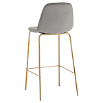 Барный стул на золотистых ножках VENDRAMIN Grey варинант исполнения - 4 | Loft Concept в Ростове-на-Дону