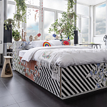 Дизайнерская кровать с системой хранения варинант исполнения - 1 | Loft Concept в Ростове-на-Дону