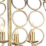 Люстра в форме шара с рядами из колец Million Rings варинант исполнения - 1 | Loft Concept в Ростове-на-Дону