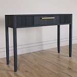 Элегантная Консоль Primo с выдвижным ящиком Черный дуб варинант исполнения - 2 | Loft Concept в Ростове-на-Дону