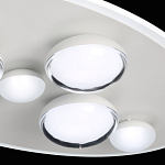 Потолочный светильник овальной формы белого цвета с 7-ю лампами Lunar Pebbles варинант исполнения - 8 | Loft Concept в Ростове-на-Дону