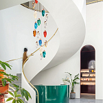 Каскадная люстра с цветными плафонами Soar Colorful Cascade Chandelier варинант исполнения - 2 | Loft Concept в Ростове-на-Дону