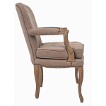 Кресло Aubrey Classical Armchair brown flax варинант исполнения - 1 | Loft Concept в Ростове-на-Дону