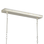 Люстра серебряная из пересекающихся прямоугольных элементов Intersecting Rectangles варинант исполнения - 3 | Loft Concept в Ростове-на-Дону