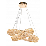 Люстра на 2 кольца с текстурной огранкой Reflection of Reality варинант исполнения - 1 | Loft Concept в Ростове-на-Дону