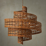 Люстра фактурная в виде спирали Enveloping Art варинант исполнения - 4 | Loft Concept в Ростове-на-Дону