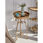 Столик приставной на фигурном подножии Magnificent Century варинант исполнения - 5 | Loft Concept в Ростове-на-Дону