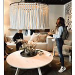 Люстра белая плетеная с кисточками Boho Tassel Chandelier варинант исполнения - 2 | Loft Concept в Ростове-на-Дону