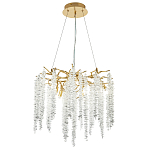 Люстра с декором в виде ветвей с хрустальными подвесками Fairytree Gold Crystal Chandelier 6 варинант исполнения - 2 | Loft Concept в Ростове-на-Дону