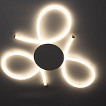 Люстра белого цвета с тремя изогнутыми светодиоидными плафонами Luke Lampco Tracer Lamp варинант исполнения - 2 | Loft Concept в Ростове-на-Дону