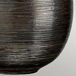 Настольная лампа с круглым фарфоровым основанием ручной работы с покрытием глазурью и белым абажуром из искусственного шелка Elstead Lighting варинант исполнения - 5 | Loft Concept в Ростове-на-Дону