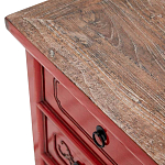 Деревянная ТВ-тумба в китайском стиле с 5-ю выдвижными ящиками Chinese TV Stand Red варинант исполнения - 3 | Loft Concept в Ростове-на-Дону