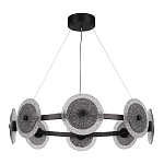 Люстра с плафонами из фактурного двойного стекла Heterochromia варинант исполнения - 5 | Loft Concept в Ростове-на-Дону