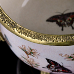 Фарфоровая чаша с бронзовыми элементами Eden Garden варинант исполнения - 6 | Loft Concept в Ростове-на-Дону