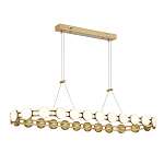 Люстра овальная с круглыми светодиодными источниками света Maxine Light варинант исполнения - 1 | Loft Concept в Ростове-на-Дону