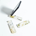 Подставка для телефона из эпоксидной смолы с цветами розовая Epoxy Flowers Phone Stand Pink варинант исполнения - 2 | Loft Concept в Ростове-на-Дону