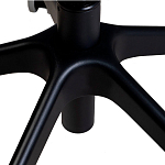 Стул с мягкой синей обивкой из велюра и подъемно-поворотным механизмом на черных колесиках Harper Blue варинант исполнения - 6 | Loft Concept в Ростове-на-Дону