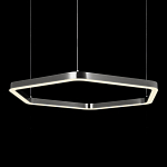 Люстра подвесная светодиодная в форме шестиугольника Диаметр 100 см Hexagon Horizontal варинант исполнения - 4 | Loft Concept в Ростове-на-Дону