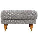 Мягкий пуф на деревянных ножках Garner Pouf Light варинант исполнения - 2 | Loft Concept в Ростове-на-Дону