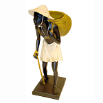 Фигурка африканского рабочего Plantation варинант исполнения - 1 | Loft Concept в Ростове-на-Дону