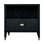 Прикроватная тумбочка с полкой Elsa Dreams Black варинант исполнения - 6 | Loft Concept в Ростове-на-Дону