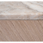 Комод с мраморной столешницей Uniqueness Marble варинант исполнения - 3 | Loft Concept в Ростове-на-Дону