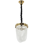 Подвесная люстра с хрустальными подвесками Riche Crystal Metal Chandelier 1 варинант исполнения - 2 | Loft Concept в Ростове-на-Дону