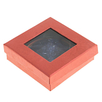 Зеркало карманное круглое двухстороннее из натурального камня Содалит в подарочной упаковке Gold Stone Mirrors варинант исполнения - 4 | Loft Concept в Ростове-на-Дону