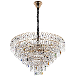 Люстра с прозрачными и цветными подвесками из хрусталя Colorful Crystals Chandelier 18 варинант исполнения - 2 | Loft Concept в Ростове-на-Дону