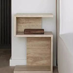 Дизайнерский журнальный стол фигурный с полками Gulip варинант исполнения - 1 | Loft Concept в Ростове-на-Дону