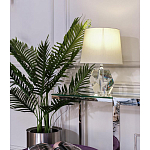 Настольная лампа с кремовым абажуром на граненном основании Crystal Facets варинант исполнения - 1 | Loft Concept в Ростове-на-Дону